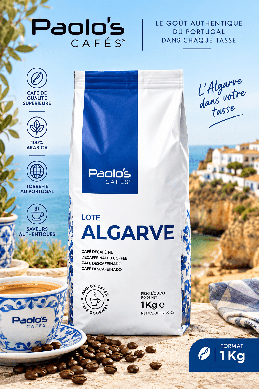 ALGARVE 1KG - Paolo's caféspaolo's cafesPaolo's cafésALGARVE 1KG